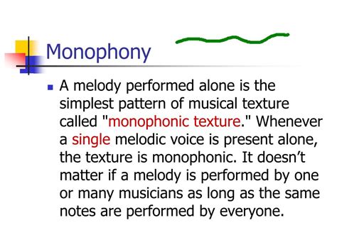 what is polyphonic music? how does it differ from monophonic music?