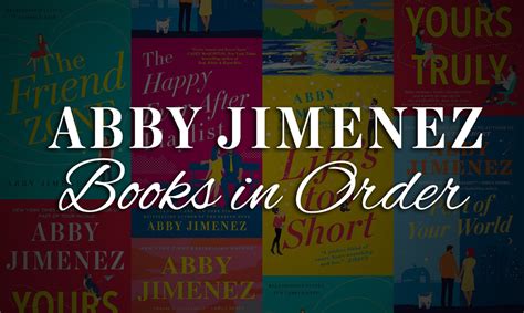 what order to read abby jimenez books: exploring the literary journey of abby jimenez