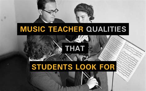 what skills do you need to be a music teacher what qualities make a musician stand out in the crowd